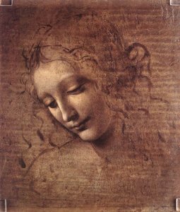 Kadın kafa (La Scapigliata) by Leonardo da Vinci